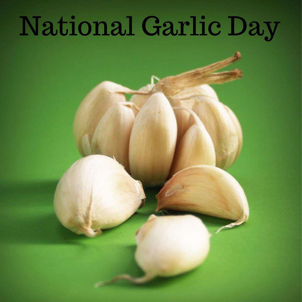 National Garlic Day Wishes Photos