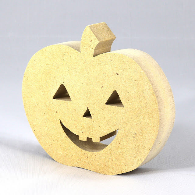 Handmade Wood Toy Halloween Jack-O-Lantern Ornament Decoration