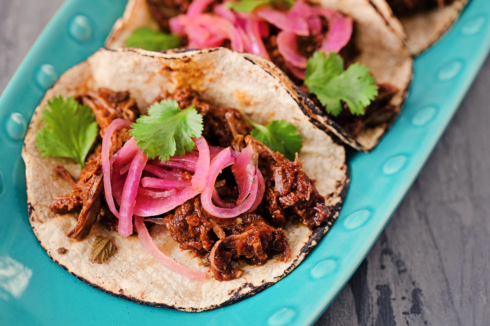 What to make with that leftover adobo? Braised Beef Tacos