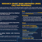Research Grant Bank Indonesia (RGBI) Call For Proposals