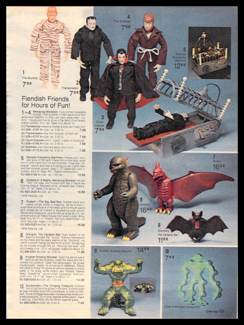 Marvel Comics of the 1980s 1980 JC Penny Christmas Toy Catalog