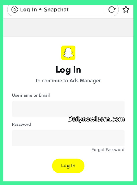 How To Create Account In Snapchat ( Business Account ) - Snapchat Login