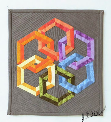 Bastelhexe S Kreativecke Verschlungene Hexagon Ringe