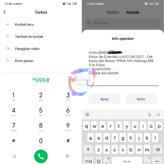 Cara melihat nomor Smartfren