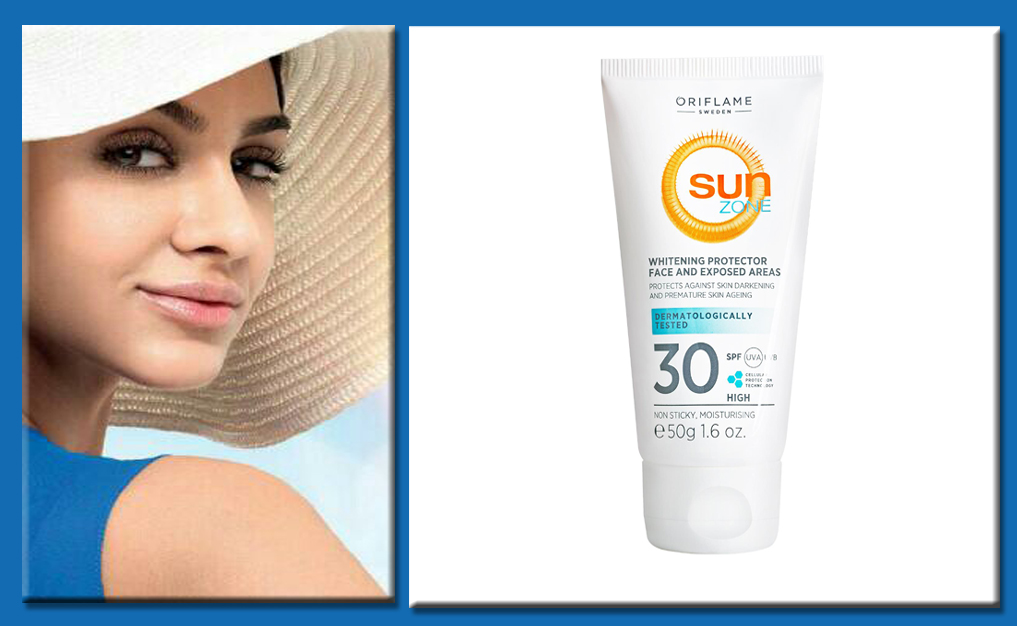ORIFLAME Sun Zone Whitening Protector Face and Exposed Areas SPF 30