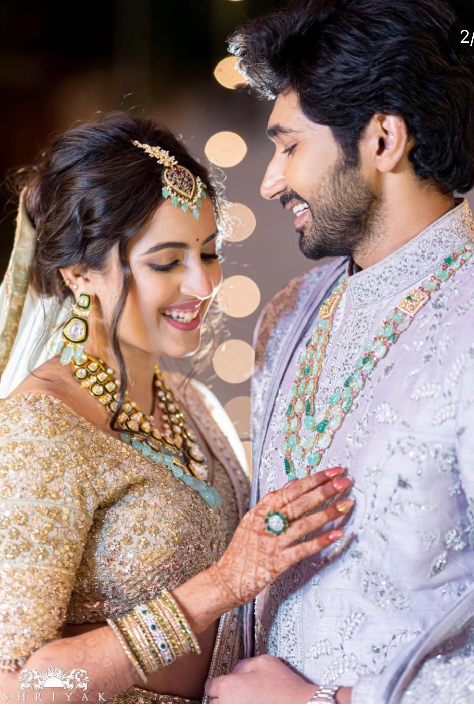 Niharika Konidela Wedding Reception Jewellery Designs