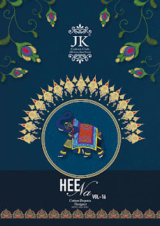 Jk Cotton Clun Heena Vol 16 Dress Material Collection In Wholesale Rate 