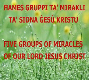 Jesus took our place as sinners -- FIVE GROUPS OF MIRACLES OF OUR LORD JESUS CHRIST