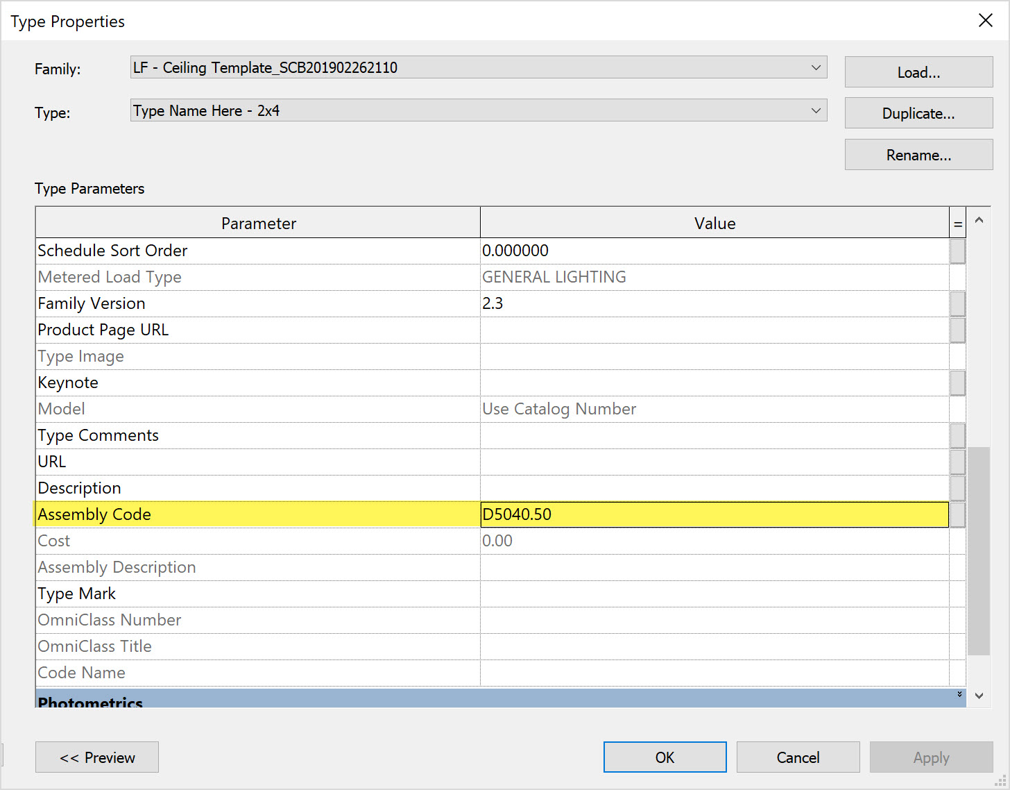 bim-chapters-revit-assembly-code-basics