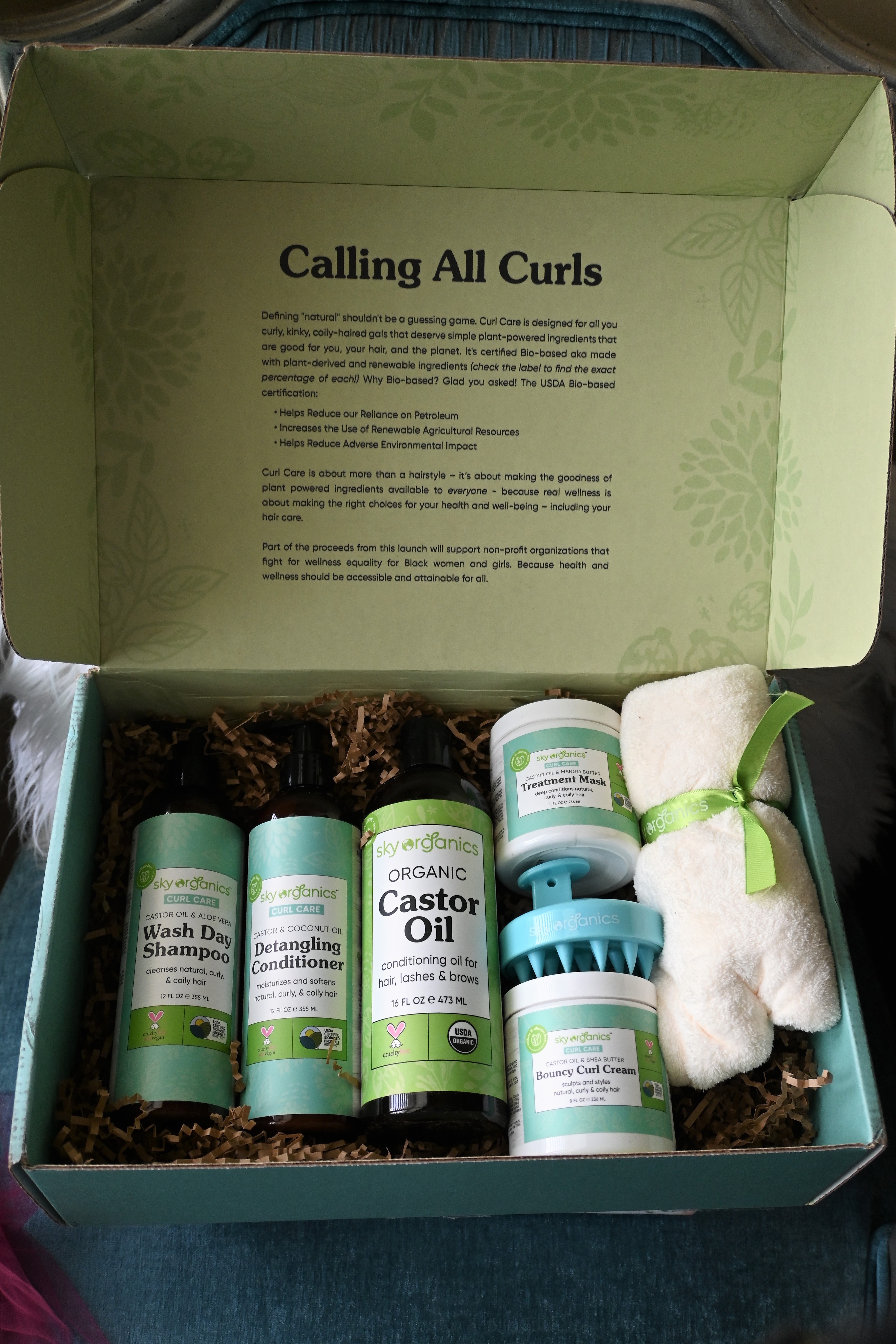 Get Plant-Powered Ingredients Haircare Products: Sky Organics Curl Care Review