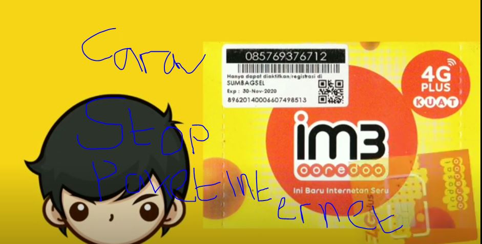 Cara Mudah Stop Paket Data Kuota Indosat - hanalfa.com