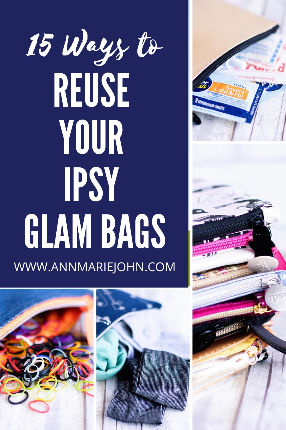 Ways to Reuse your Ipsy Glam Bags