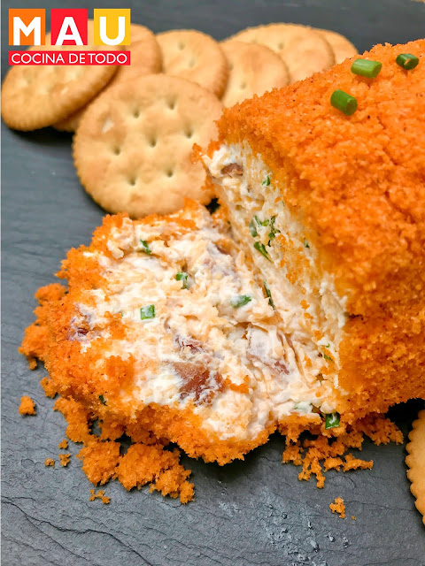 mau cocina de todo receta rollito de queso tocino cebollin botana cheetos receta
