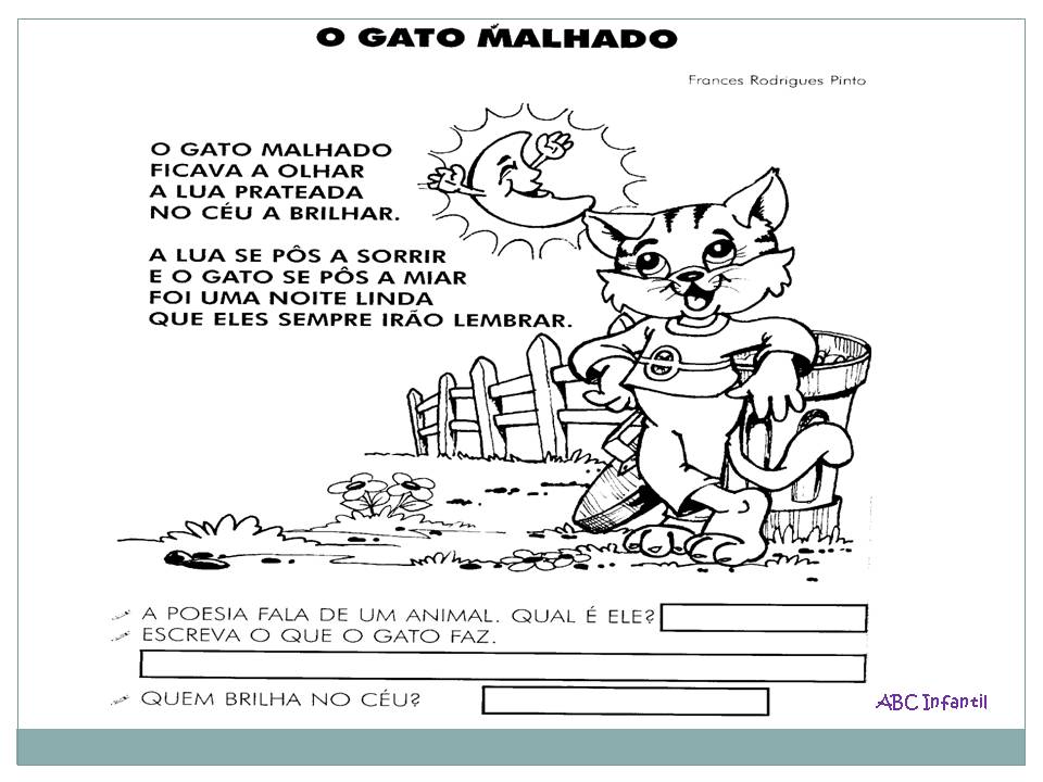 ABC Infantil: Textos para atividades com ilustrações
