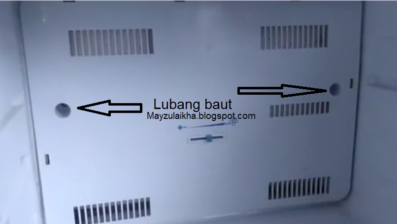 Memperbaiki Kulkas Sharp 2 pintu bagian bawah tidak dingin