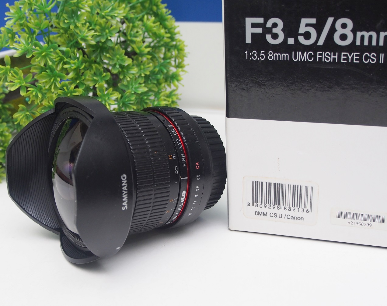 Lensa Fish Eye Samyang 8mm f3.5 CS2 for canon