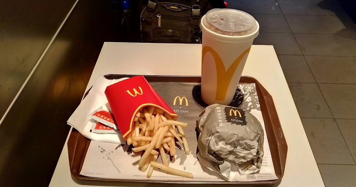 [食記] 麥當勞脆雞起司黑堡套餐
