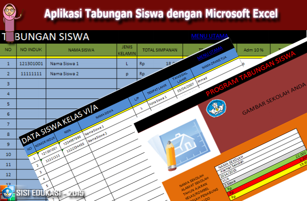 Aplikasi Tabungan Siswa dengan Microsoft Excel Download
