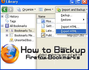 Firefox backup tool