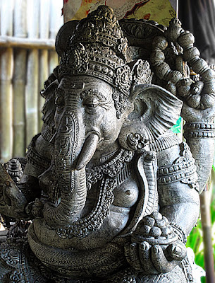Bali art photo of Hindu god