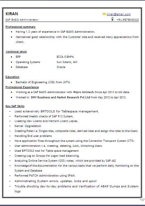 european cv format free download