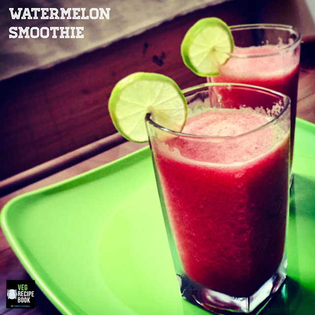 Watermelon Lime Smoothie Recipe