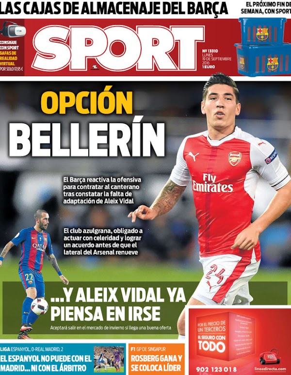 FC Barcelona, Sport: "Opción Bellerín"