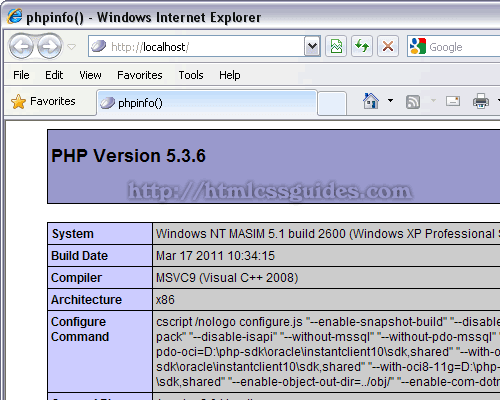 Test PHP Info