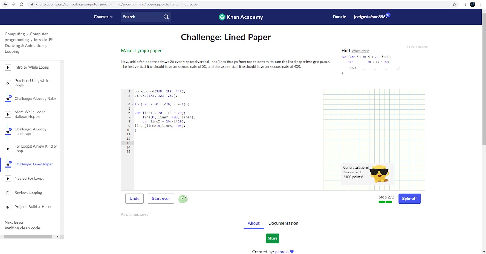 Joel blog 8th hour of coding