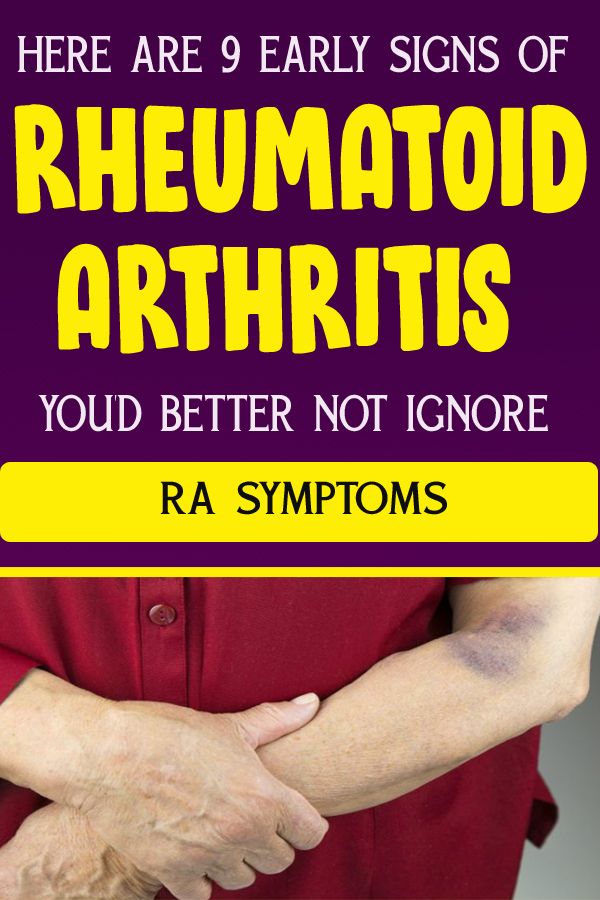 Here Are 9 Early Signs Of Rheumatoid Arthritis You'd Better Not Ignore