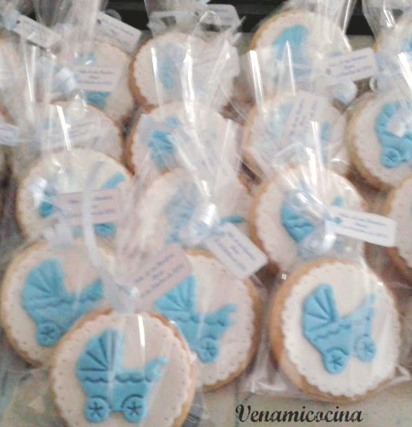 Galletas decoradas para bautizo