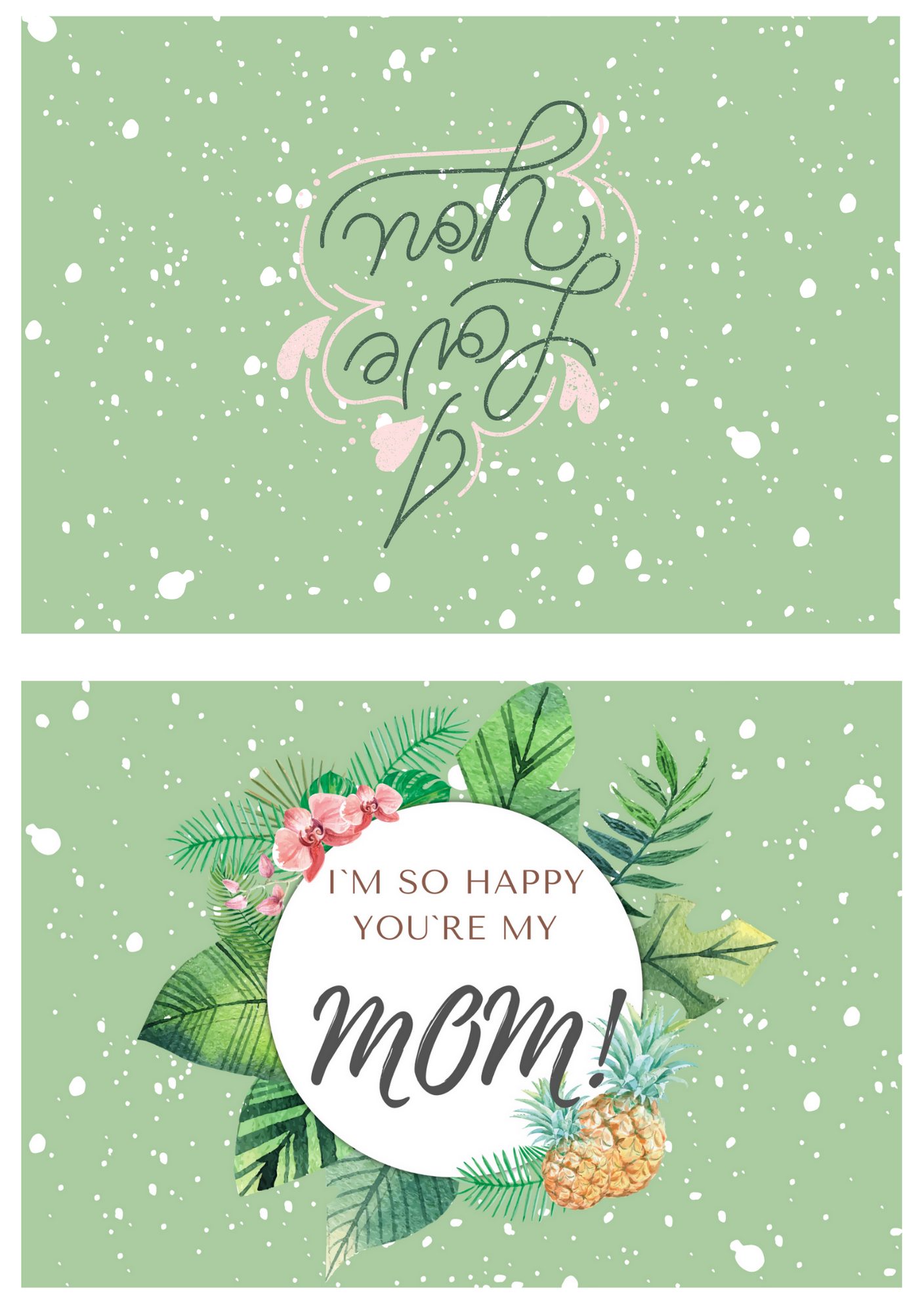 Folded Mother&rsquo;s Day Cards