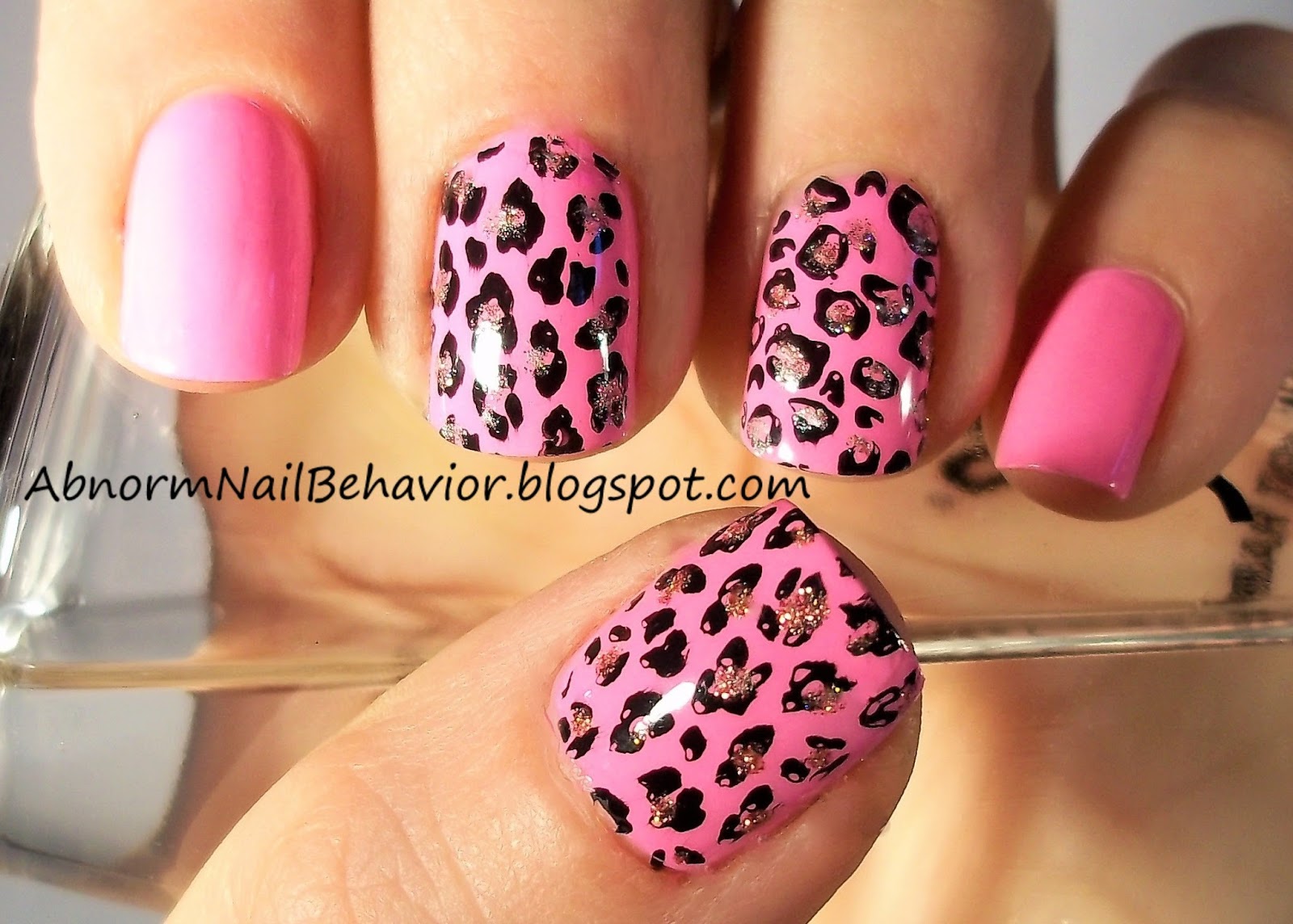 9. Leopard Print Nail Design with Stamping - wide 9