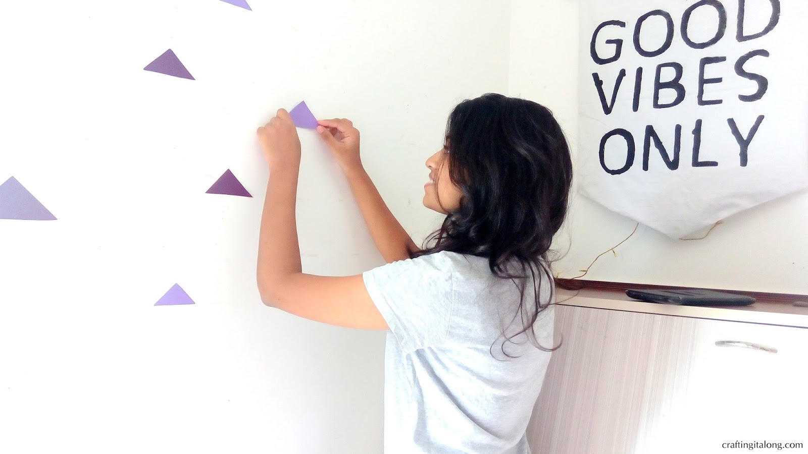 DIY Faux Wallpaper Art CRAFTING IT ALONG