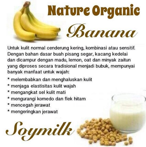 NATURE ORGANIK BANANA SOY MILK TOKKOPEDIA KECANTIKAN