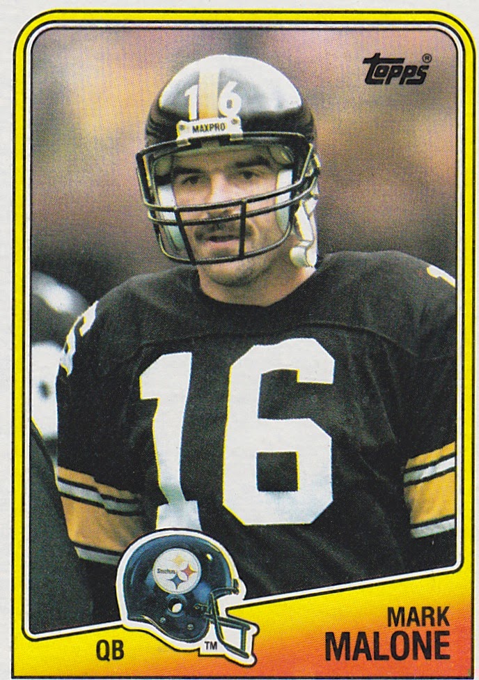 Monday Morning Quarterback 52 (Tuesday Edition) Mark Malone 1988 Topps