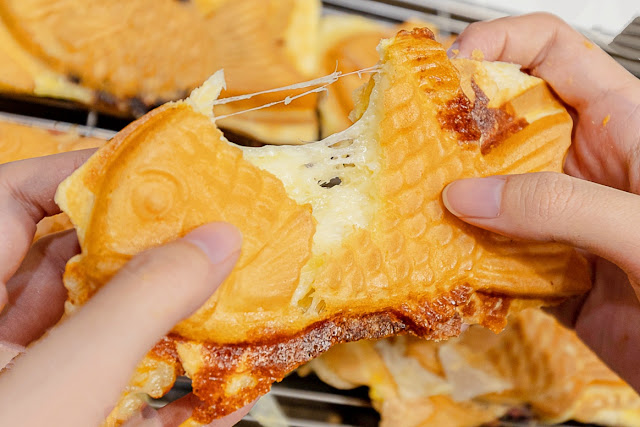 MAGMA美格瑪半熟起司專賣店,多種口味起酥鯛魚燒,餡料香濃爆量讓人凍美條~