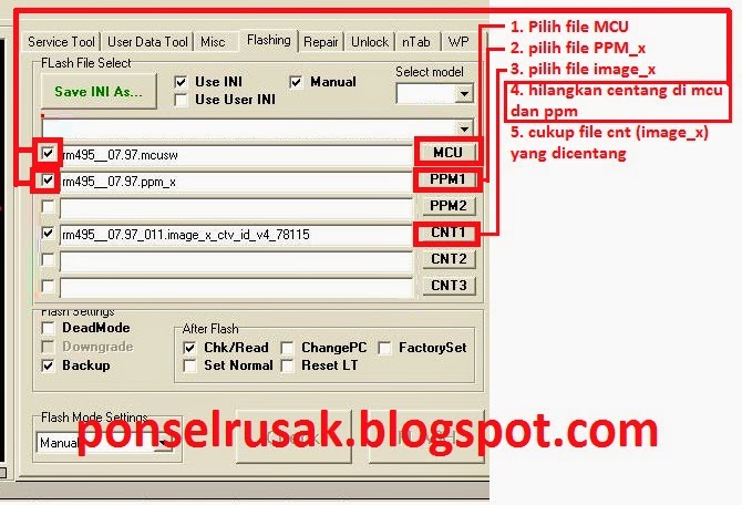 cara flash Nokia 5130 tanpa box flasher, tahap memasukkan firmware