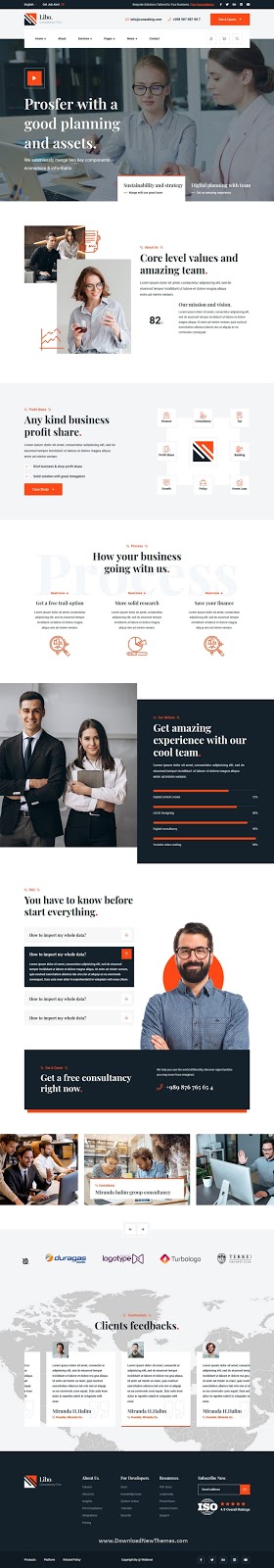 Consulting Business Website Template