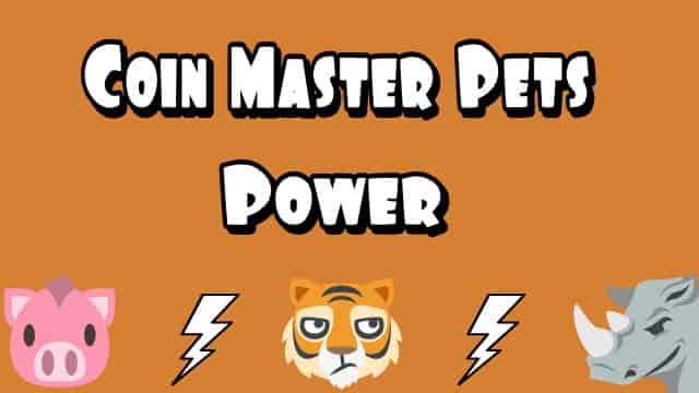 Coin master pet max level Coin master pet max level