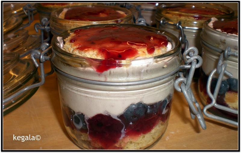 Heidelbeerkuchen Im Glas - Rezepte Suchen