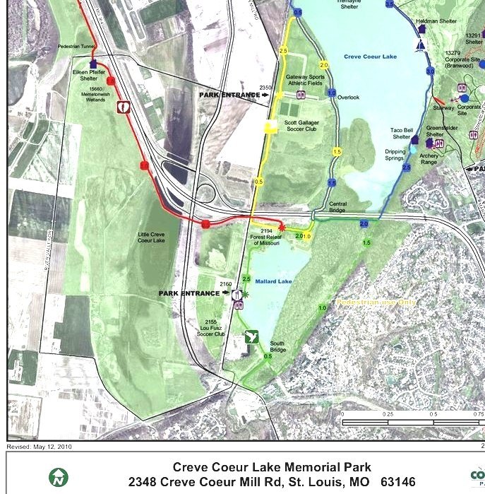Creve Coeur Park Map