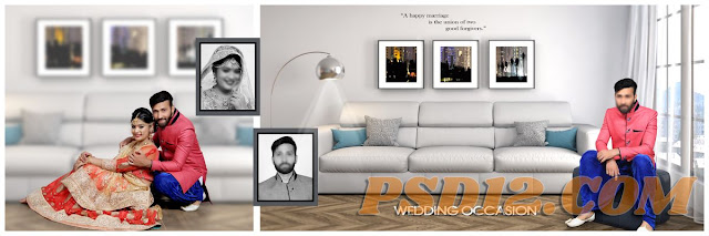 Latest Pre Wedding Album PSD DM Sheets