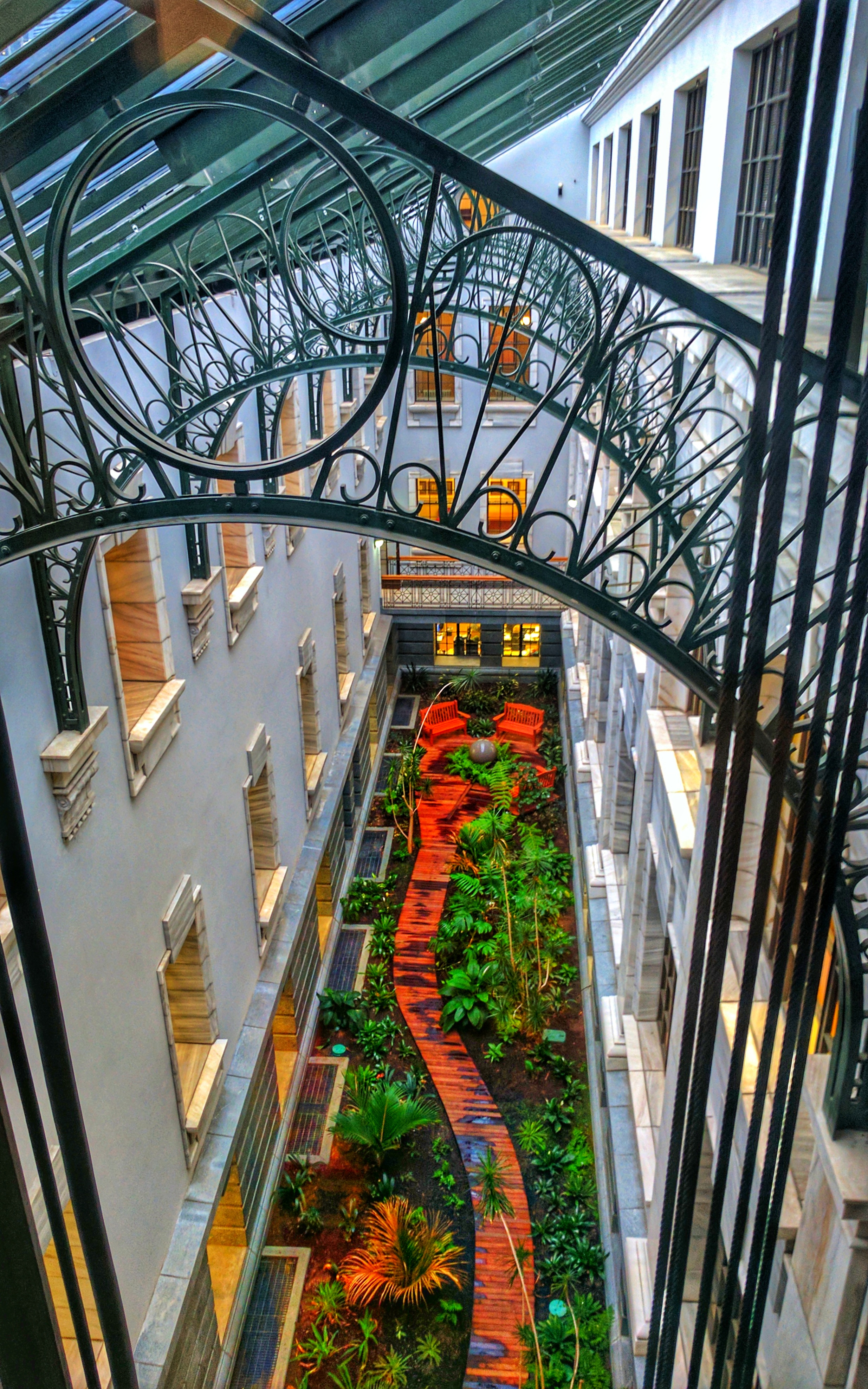 Forest path inside Parliament (AoNZ)