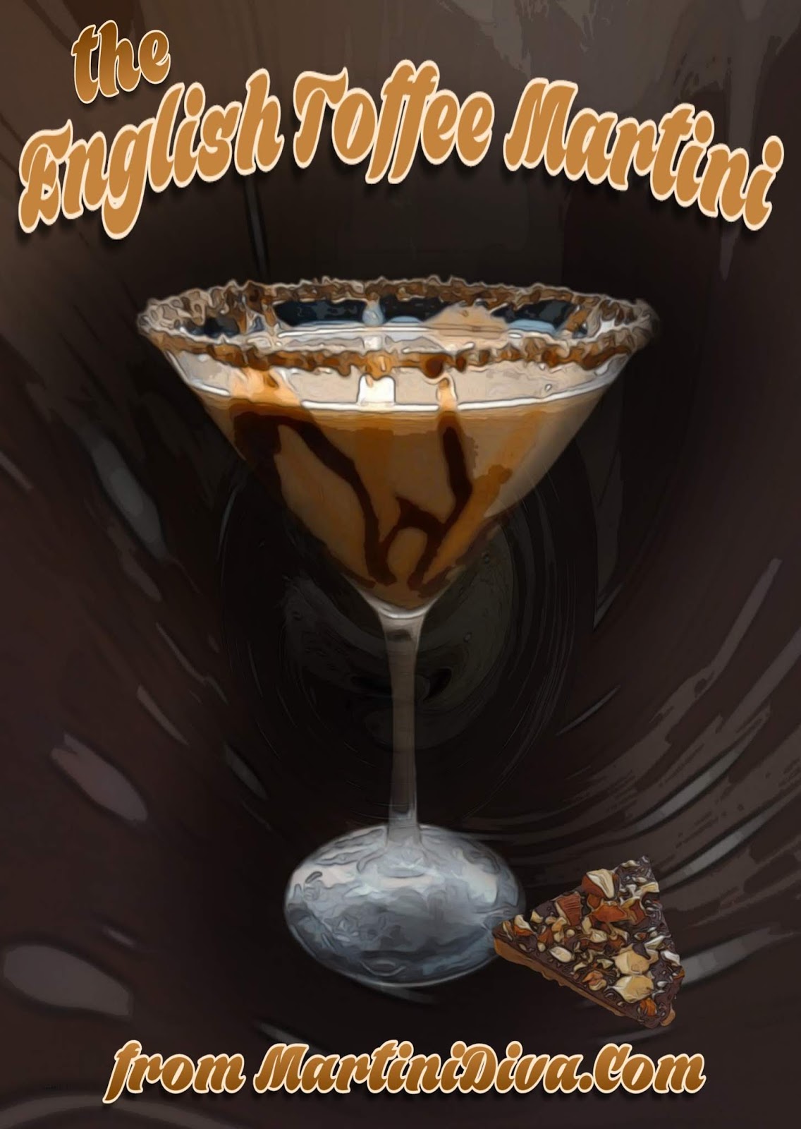 The MARTINI DIVA ENGLISH TOFFEE MARTINI