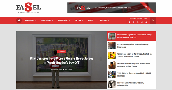 Fasel News Blogger Template Fasel News Blogger Template