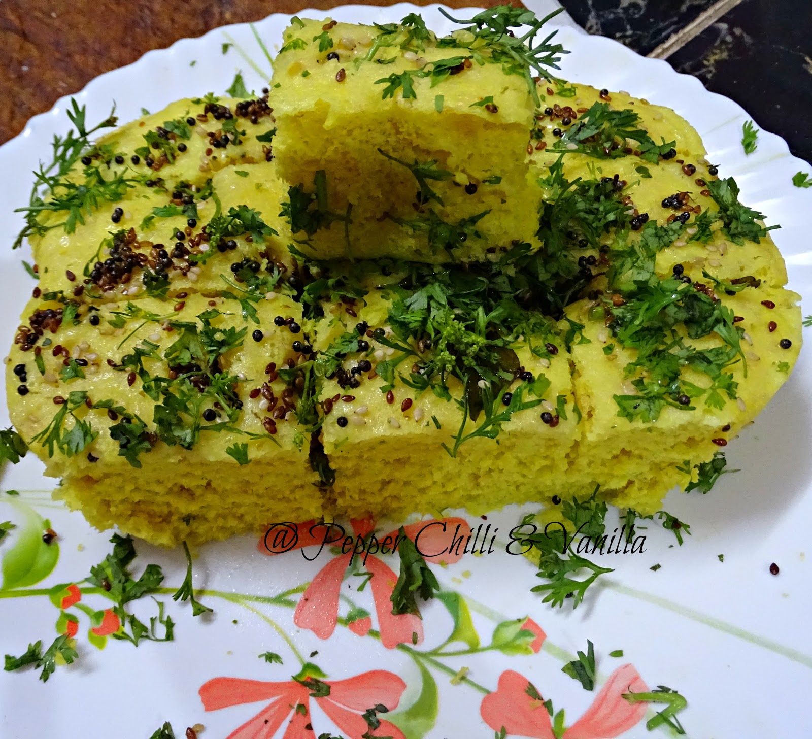 Nylon Khaman /Instant Khaman Dhokla Pepper, Chilli and Vanilla