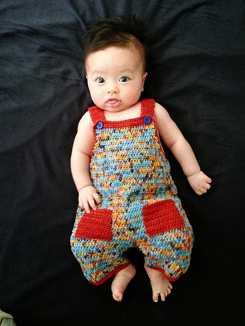 crochet dungarees pattern