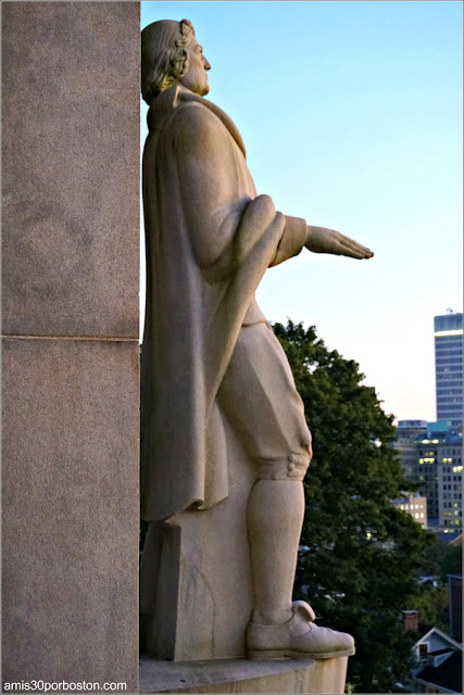 Escultura de Roger Williams en Prospect Terrace Park, Providence Escultura de Roger Williams en Prospect Terrace Park, Providence
