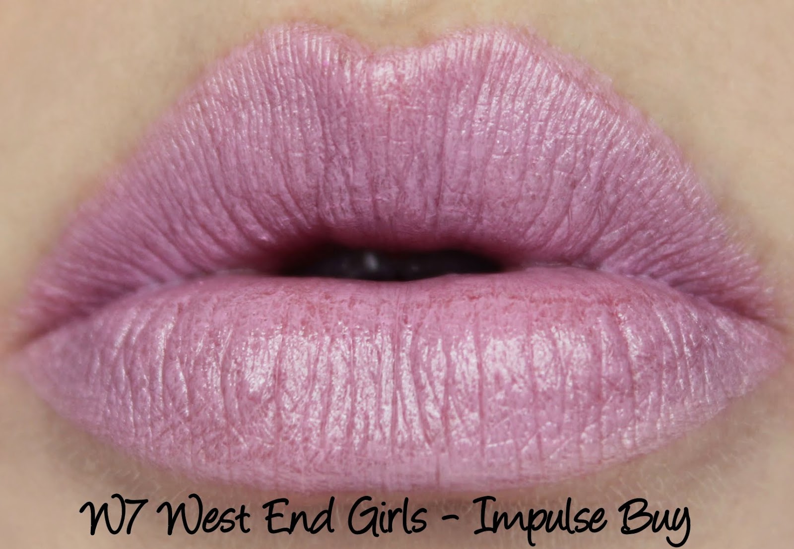 W7 West End Girls - Impulse Buy lipstick swatch